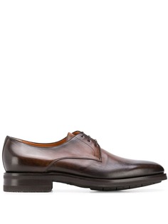 Santoni дерби с выцветшим эффектом