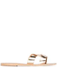 Ancient Greek Sandals сандалии Gold Desmos с перекрестными ремешками
