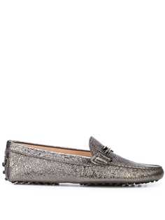 Tods лоферы с пряжкой с двойной Т Tod`S
