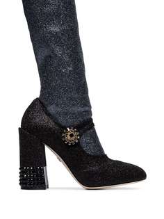 Dolce & Gabbana ботильоны-носки с блестками