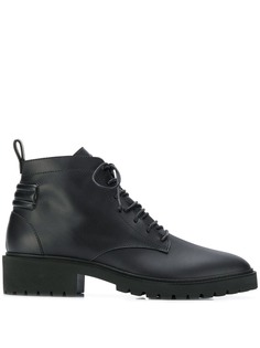 Giuseppe Zanotti ботинки на платформе в стиле "милитари"