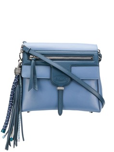 Tods сумка на плечо с откидным клапаном и кисточкой Tod`S