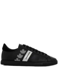 Dsquared2 кроссовки с нашивками в форме кленового листа