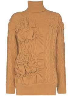 Simone Rocha джемпер в технике пэчворк