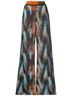 Missoni брюки палаццо с узором