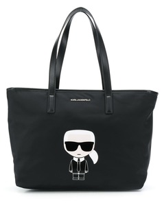 Karl Lagerfeld сумка-тоут размера мини с принтом