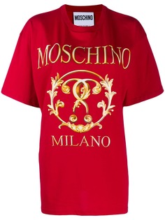 Moschino футболка Milano с логотипом