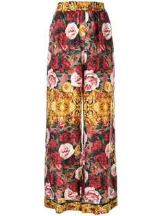 Dolce & Gabbana брюки палаццо с принтом