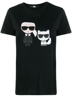 Karl Lagerfeld футболка с принтом