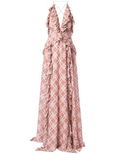 Jonathan Simkhai платье со складками и оборками