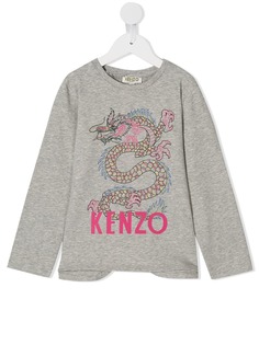 Kenzo Kids толстовка с принтом Dragon