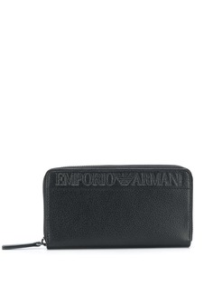 Emporio Armani кошелек с круговой молнией и логотипом