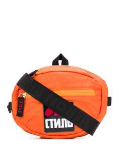 Heron Preston поясная сумка с нашивкой-логотипом