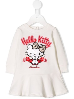 Monnalisa платье с принтом Hello Kitty