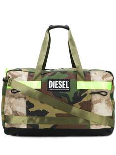 Diesel дорожная сумка с камуфляжным принтом