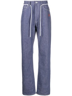 Off-White logo appliqué straight jeans
