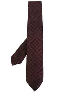 Kiton галстук с мелким принтом