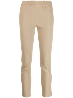 Arma ruched waistband skinny trousers
