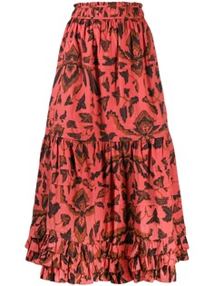 Ulla Johnson ruffled midi skirt