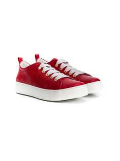 Lanvin TEEN stitched logo sneakers