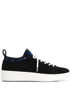 Kenzo кроссовки с контрастной шнуровкой
