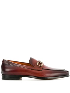 Santoni лоферы с пряжками
