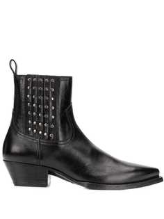 Saint Laurent ботильоны Lukas Camperos с заклепками