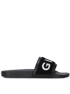 Givenchy шлепанцы с логотипом