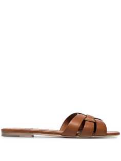 Saint Laurent плетеные сандалии Nu Pieds