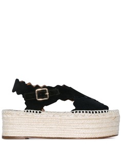 Chloé сандалии Lauren 50 на платформе