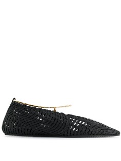 Stella McCartney плетеные туфли Anklet