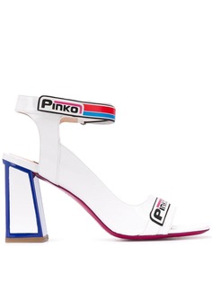 Pinko босоножки с ремешком с логотипом