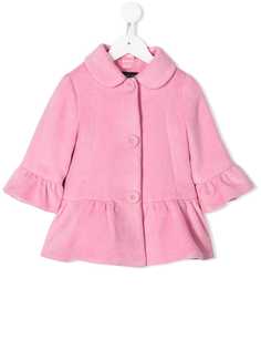 Monnalisa пальто с оборками