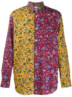 Comme Des Garçons Shirt рубашка с цветочным принтом