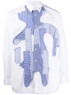 Comme Des Garçons Shirt рубашка в технике пэчворк