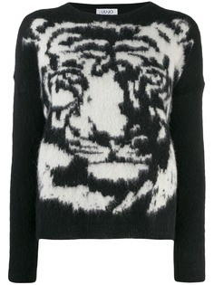 Liu Jo вязаный джемпер Tiger