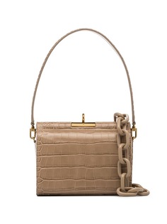 Gu_De большая сумка на плечо Gemma с тиснением под кожу крокодила