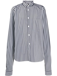 Comme Des Garçons Homme Plus полосатая рубашка строгого кроя