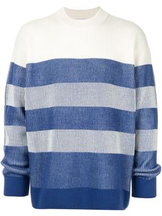 Ck Calvin Klein свитер в полоску с длинными рукавами