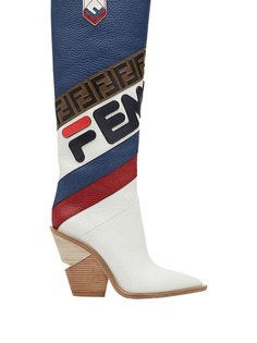 Fendi ковбойские сапоги с заостренным носком
