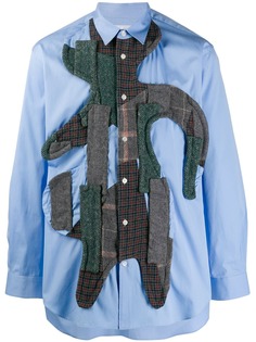 Comme Des Garçons Shirt рубашка в технике пэчворк