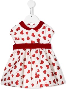 Monnalisa heart print dress
