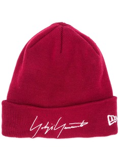 Yohji Yamamoto signature patch knit beanie