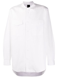 Yohji Yamamoto flap-pocket straight shirt