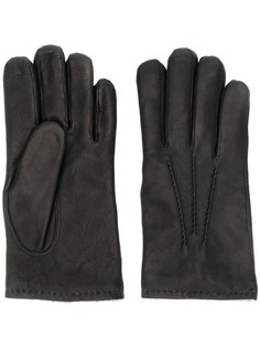 Orciani stitching detail leather gloves