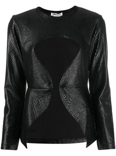 Comme Des Garçons keyhole cut-out top