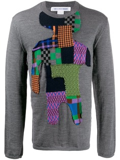 Comme Des Garçons Shirt джемпер в технике пэчворк