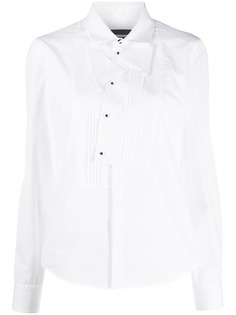 Dsquared2 pleated bib shirt