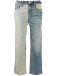 Current/Elliott two tone jeans