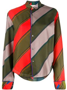 Rohka striped button shirt